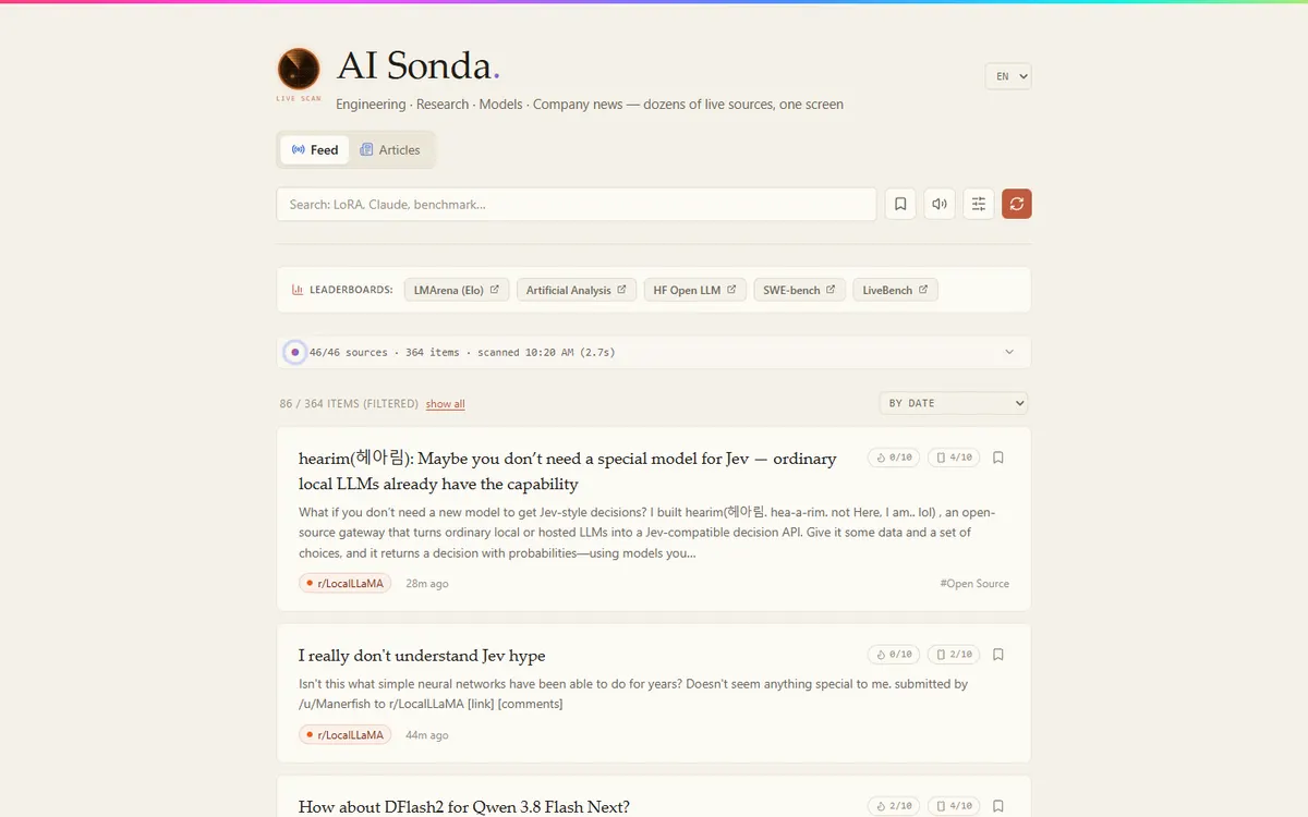 AI Sonda screenshot